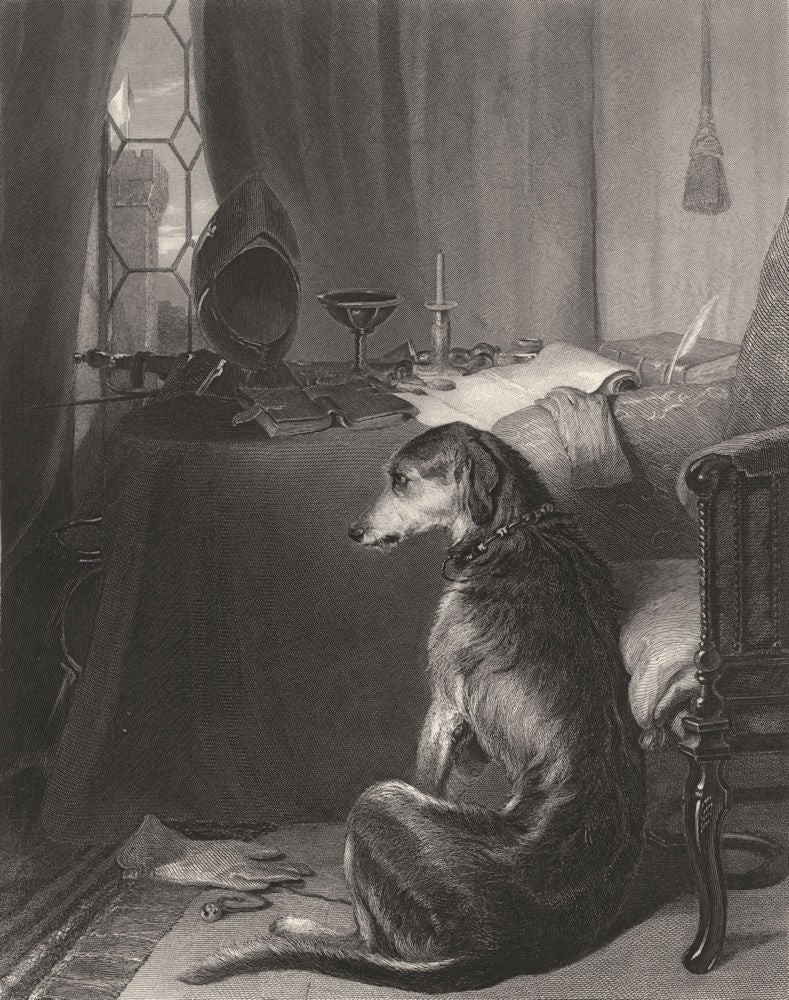DOGS. High life-Landseer c1870 old antique vintage print picture